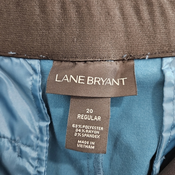 Lane Bryant-Teal-Lena-Classic Trouser-Plus Size 20 NWT - Picture 4 of 8